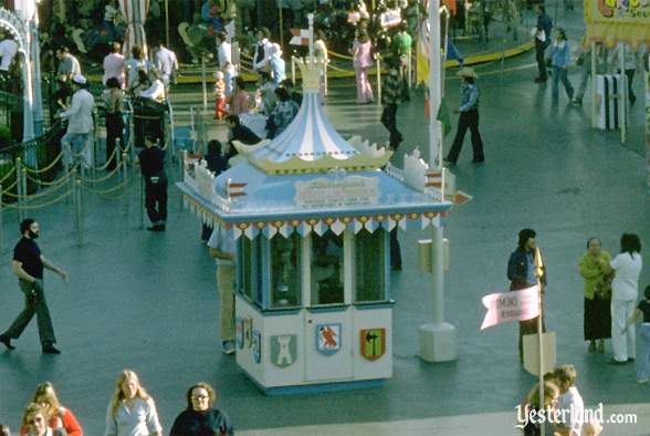 Photo of Fantasyland in 1974 (detail)