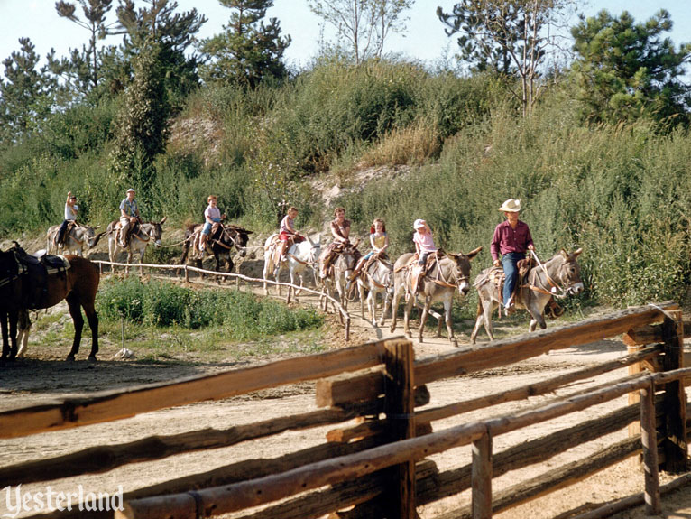 Yesterland: Birth of the “E” Ticket: Rainbow Ridge Pack Mules