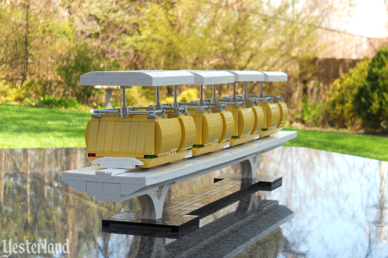 LEGO model of Disneyland’s PeopleMover