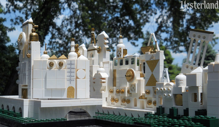 LEGO model of Disneyland’s “it’s a small world”