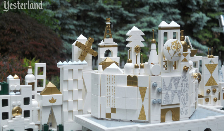 LEGO model of Disneyland’s “it’s a small world”