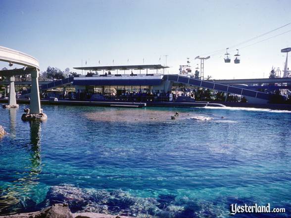 Photograph of across the Lagoon when construction was complete