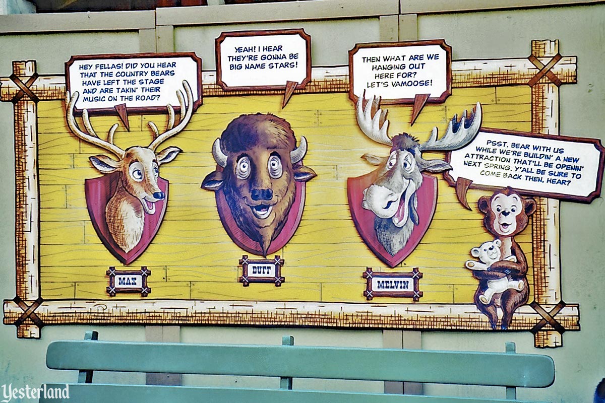 Construction wall for Winnie the Pooh ride