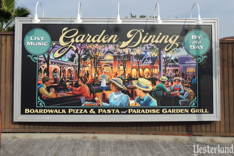 Billboards of Paradise Pier at Disney California Adventure