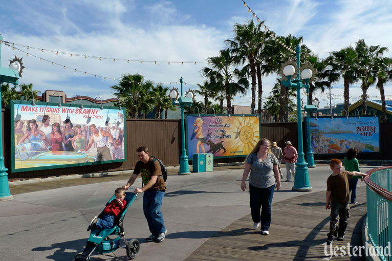 Billboards of Paradise Pier at Disney California Adventure