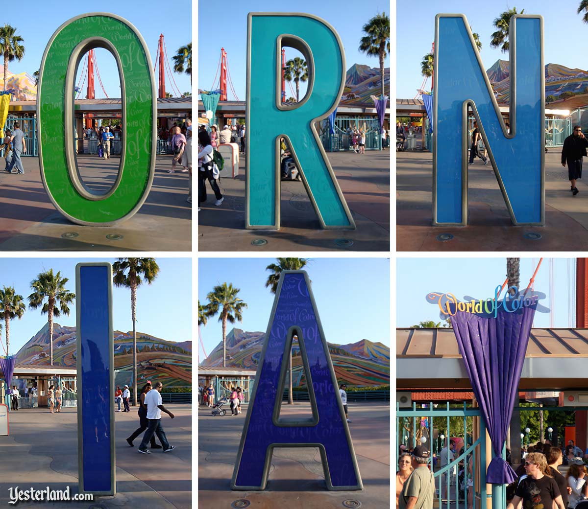 Entrance Letters at Disney's California Adventure