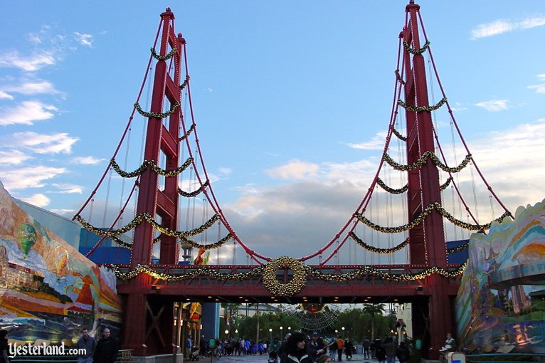 Christmas in 2001 at Disney’s California Adventure