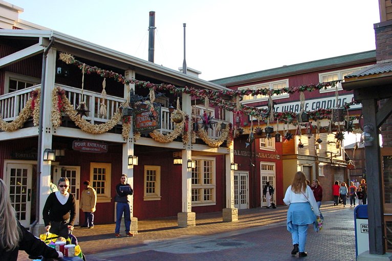 Christmas in 2001 at Disney’s California Adventure