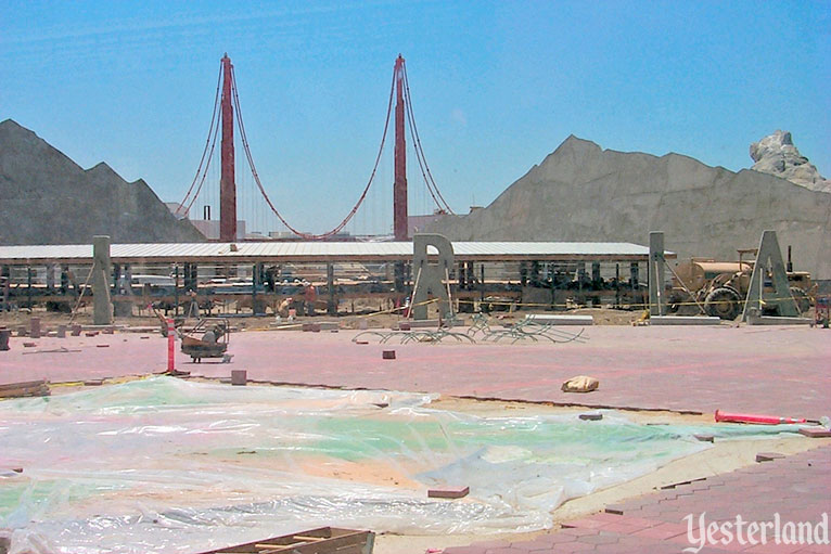 Installation of Ceramic Mural at entrance to Disney's California Adventure