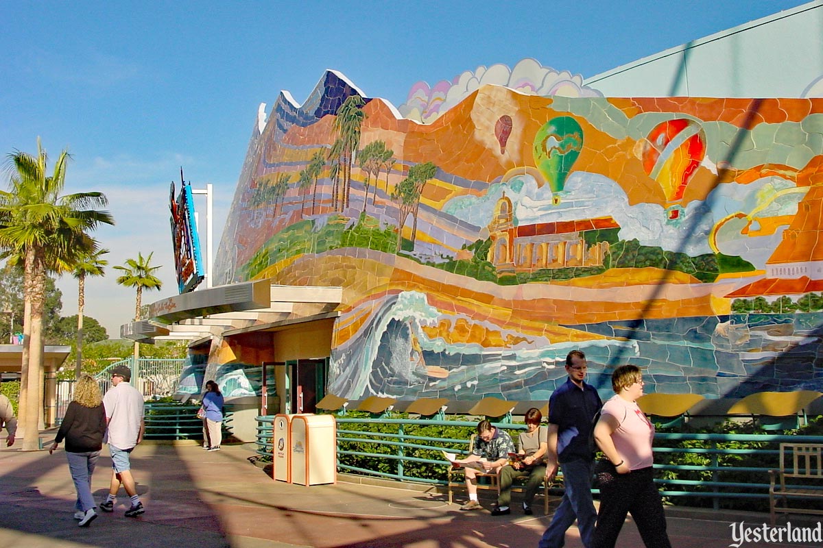 California Mural at entrance to Disney's California Adventure