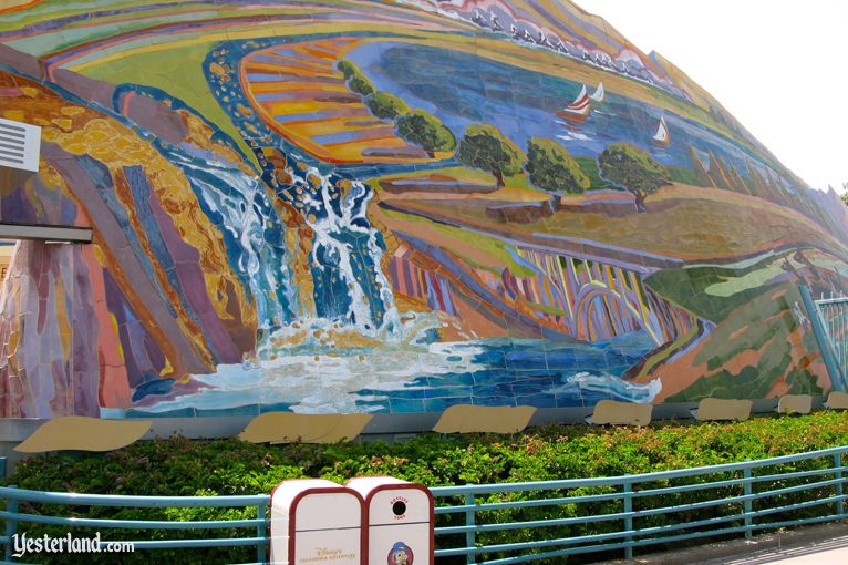 Ceramic Mural at entrance to Disney's California Adventure