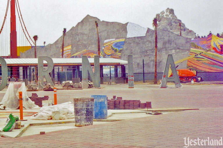 Installation of Ceramic Mural at entrance to Disney's California Adventure