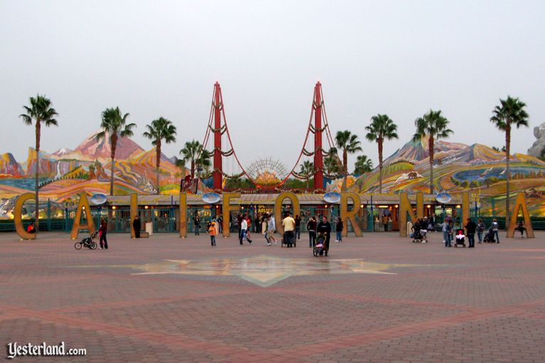 Ceramic Mural at entrance to Disney's California Adventure