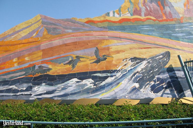 Ceramic Mural at entrance to Disney's California Adventure