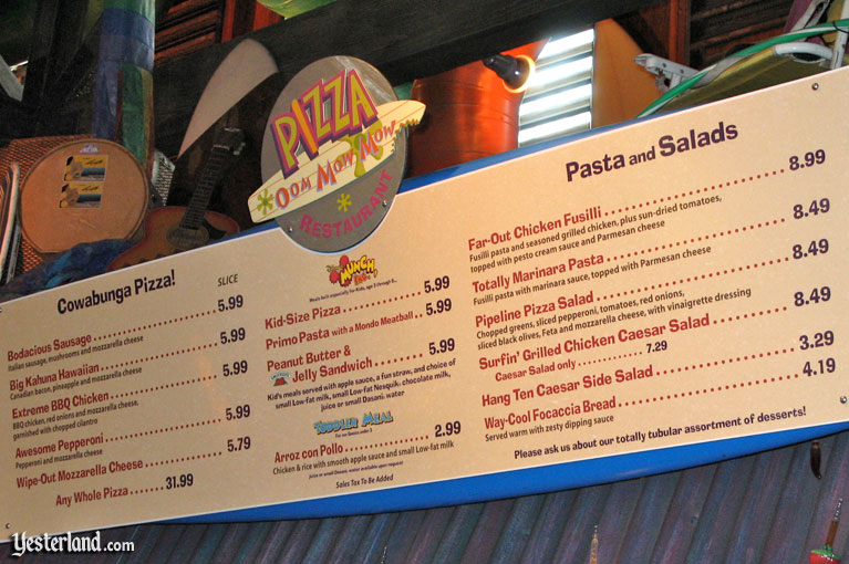 Pizza Oom Mow Mow at Disney's California Adventure