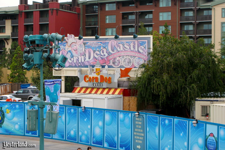 construction wall at Disney's California Adventure