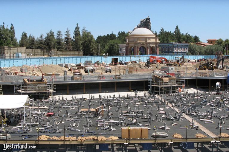 construction wall at Disney's California Adventure