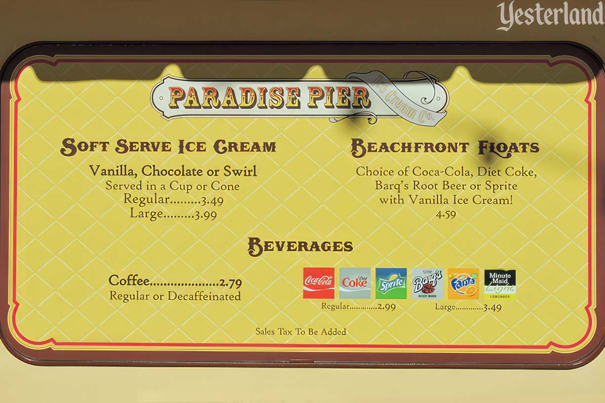 Paradise Pier Ice Cream Co. at Disney California Adventure