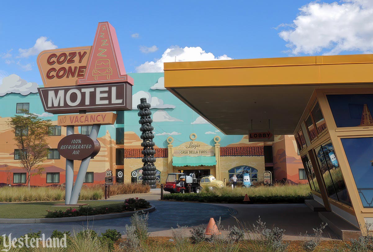 Cars area at Disney’s Art of Animation Resort