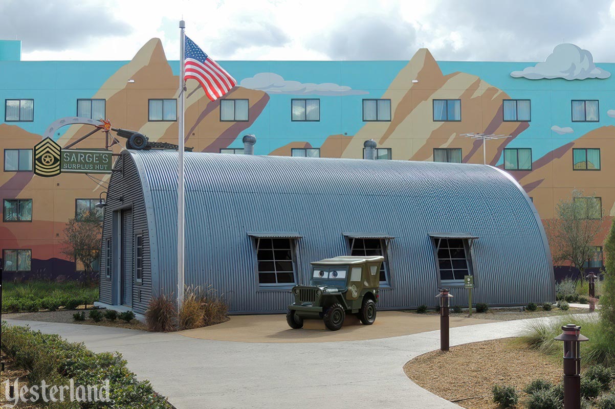 Cars area at Disney’s Art of Animation Resort