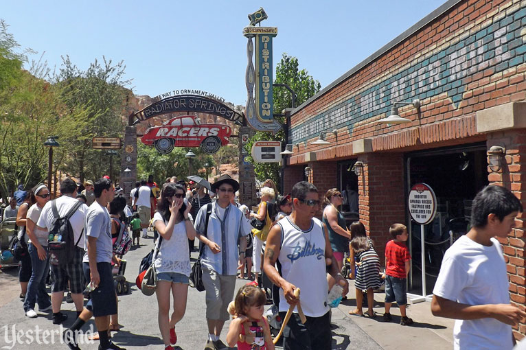 Lube-O-Rama in Cars Land at Disney California Adventure