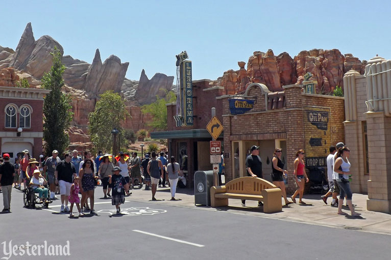 Lube-O-Rama in Cars Land at Disney California Adventure