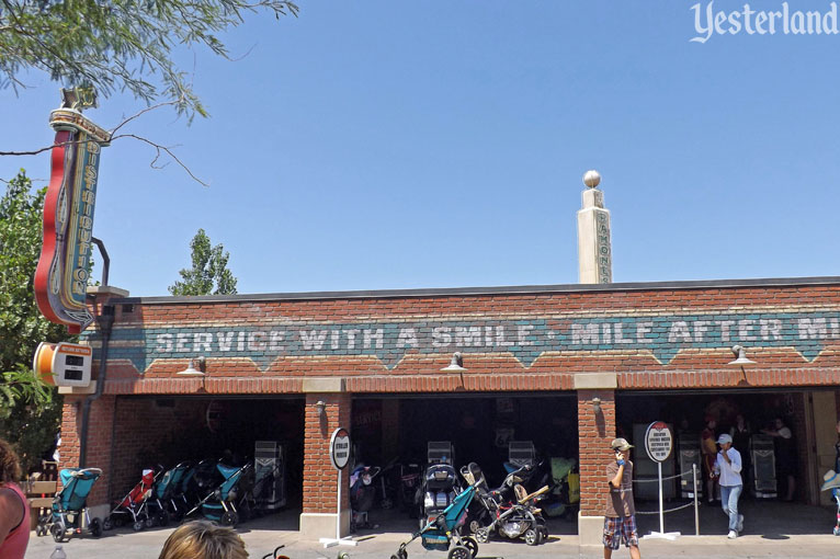 Lube-O-Rama in Cars Land at Disney California Adventure