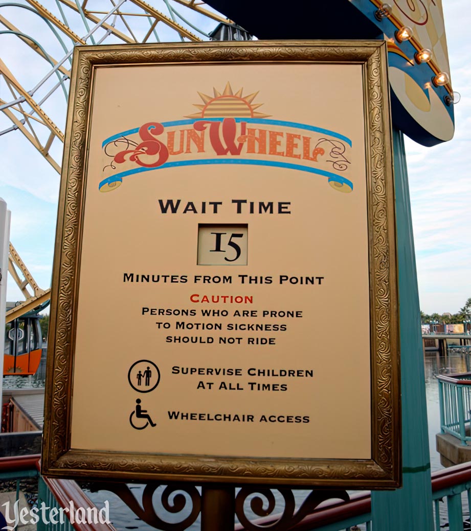 Sun Wheel at Disney's California Adventure