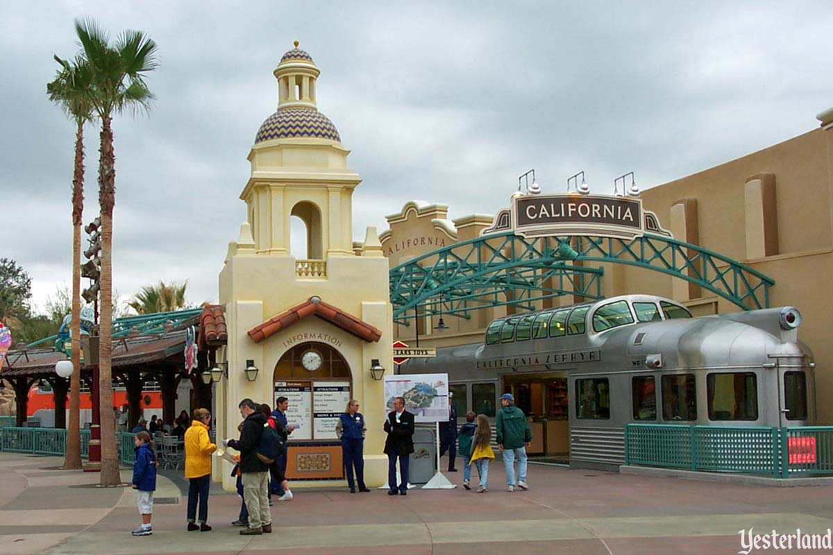 Strolling through Disney California Adventure, February 2001