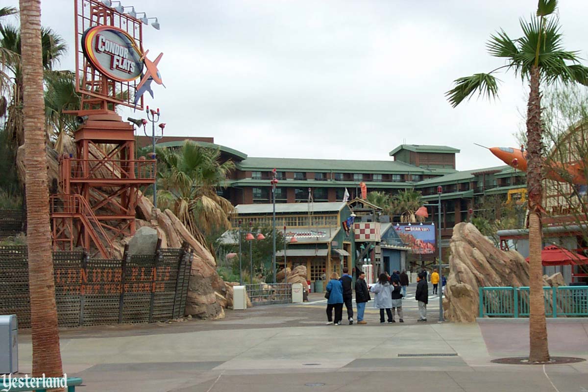 Strolling through Disney California Adventure, February 2001