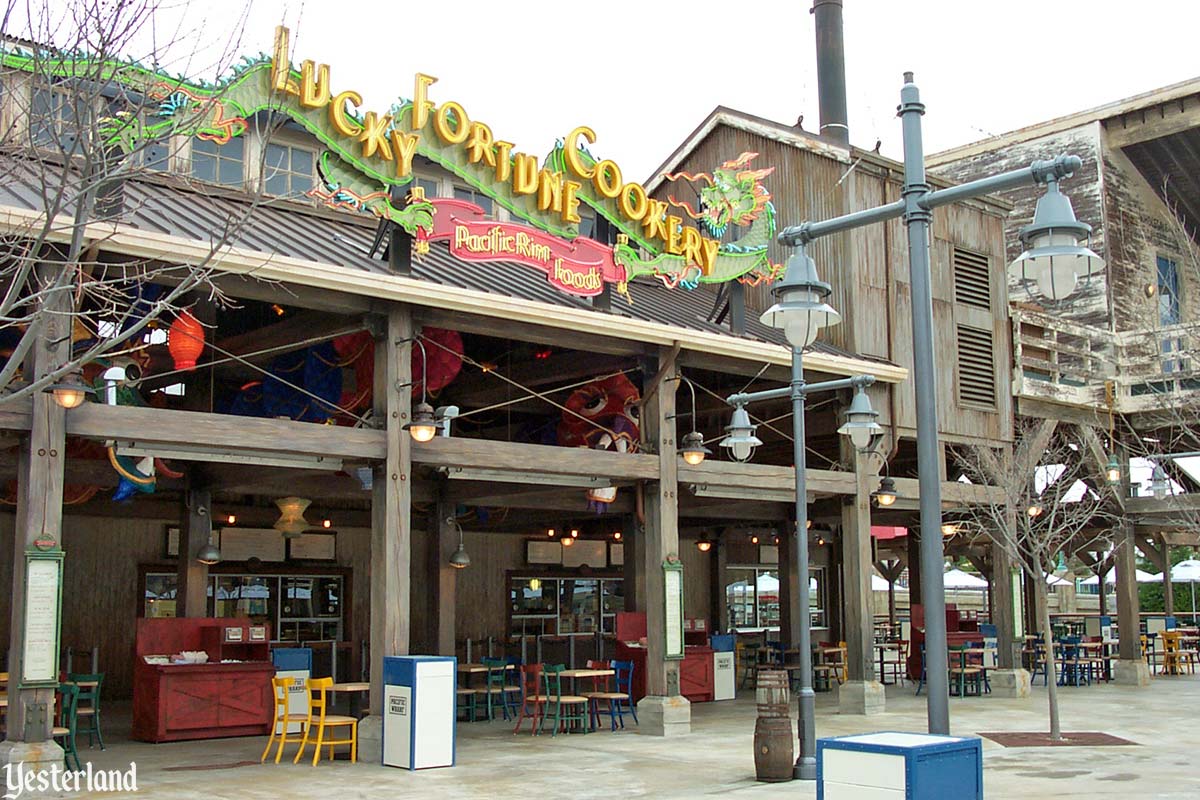 Strolling through Disney California Adventure, February 2001