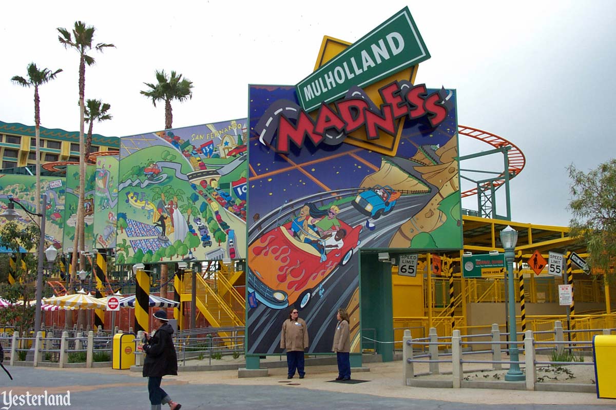 Strolling through Disney California Adventure, February 2001