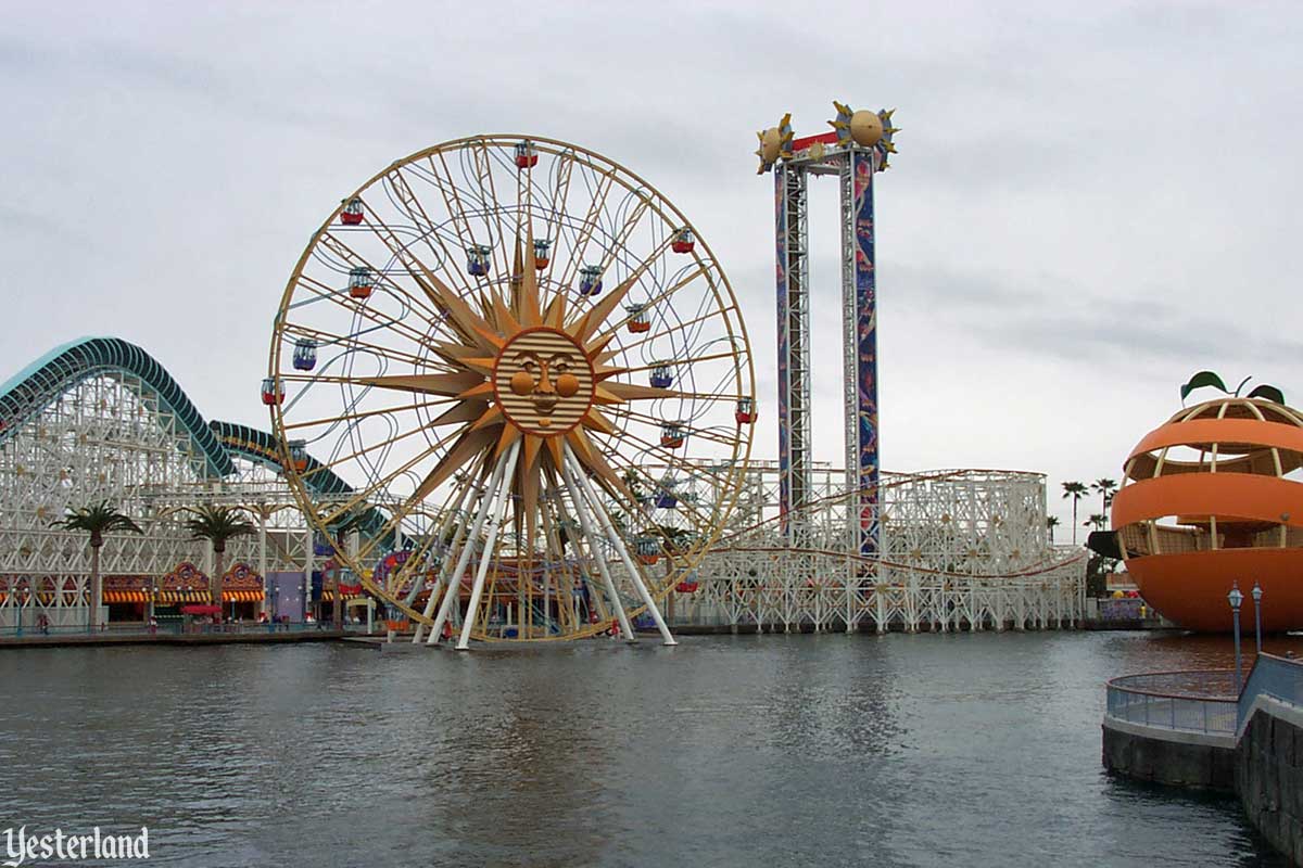 Strolling through Disney California Adventure, February 2001