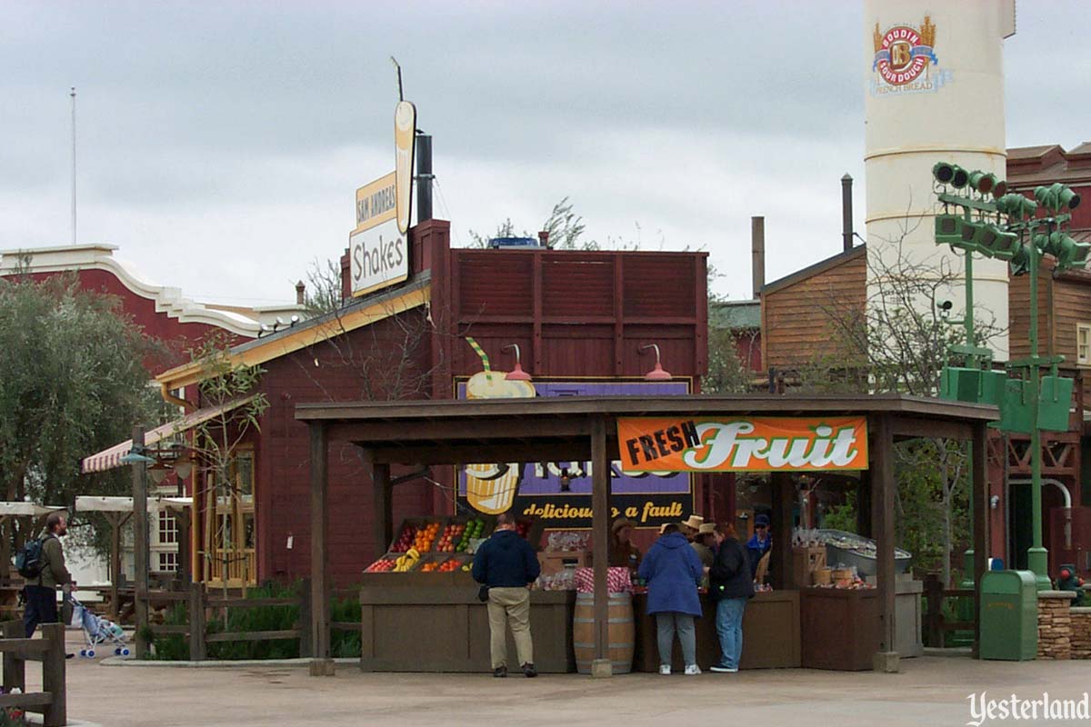 Strolling through Disney California Adventure, February 2001