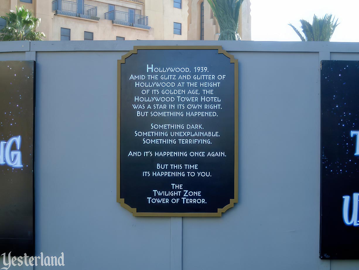 Construction of The Twilight Zone Tower of Terror at Disney’s California Adventure