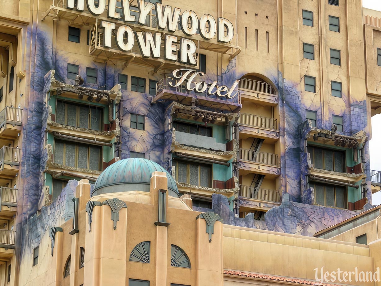 Construction of The Twilight Zone Tower of Terror at Disney’s California Adventure