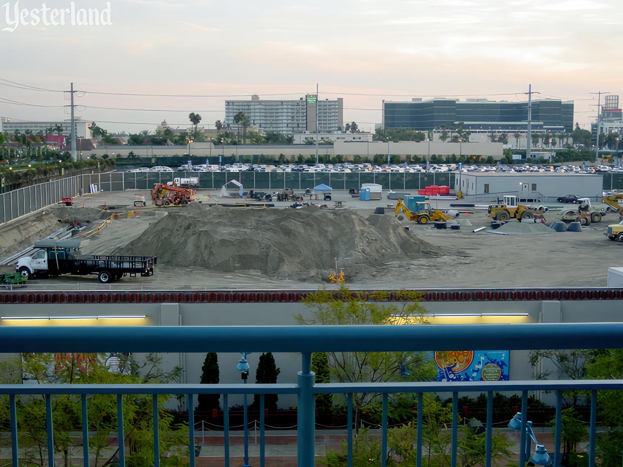 Construction of The Twilight Zone Tower of Terror at Disney’s California Adventure