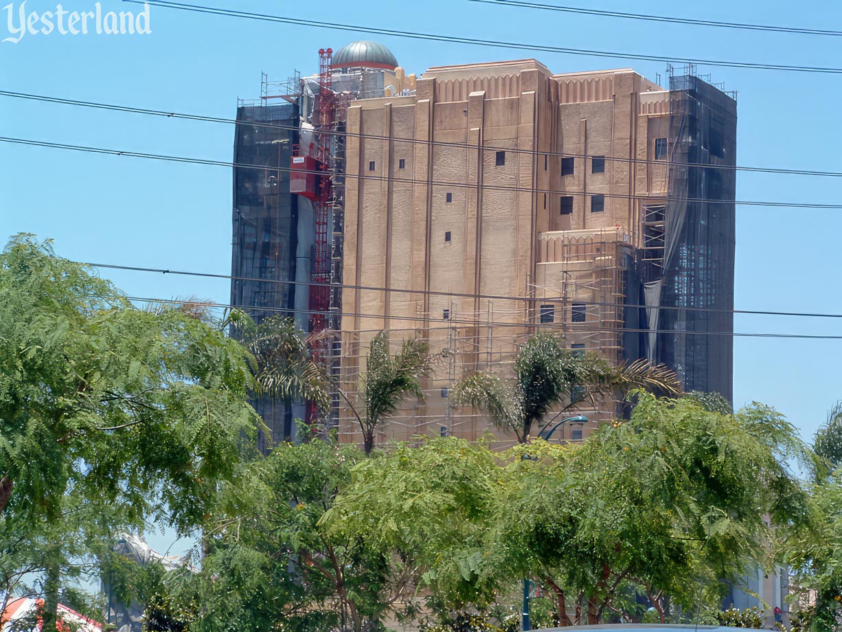 Construction of The Twilight Zone Tower of Terror at Disney’s California Adventure