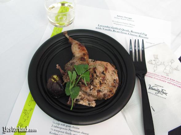 Sample at culinary demo at Epcot Food and Wine Festival, 2009