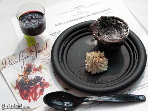 Sample at culinary demo at Epcot Food and Wine Festival, 2009