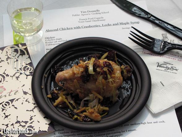 Sample at culinary demo at Epcot Food and Wine Festival, 2009