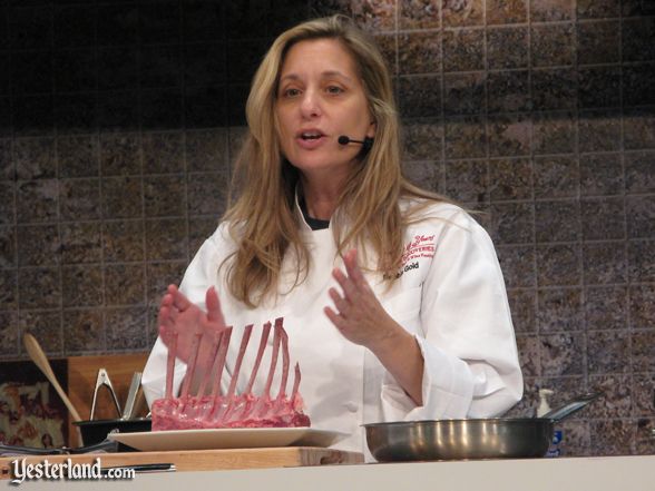 Chef at culinary demo, Epcot Food and Wine Festival, 2010