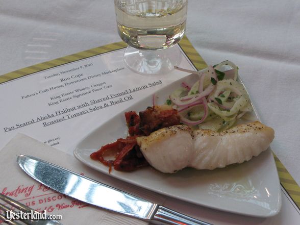 Sample at culinary demo at Epcot Food and Wine Festival, 2010