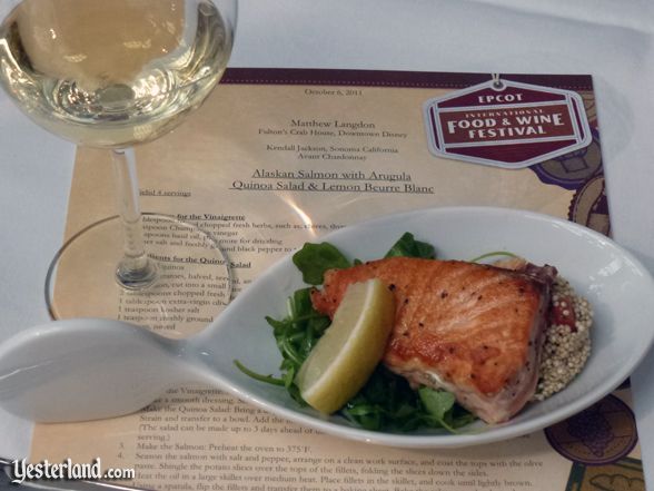 Culinary demo, Epcot Food and Wine Festival, 2011