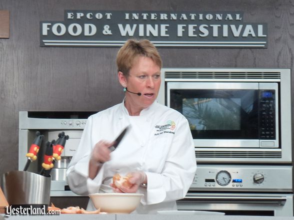 Culinary demo, Epcot Food and Wine Festival, 2011