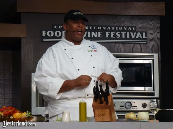 Culinary demo, Epcot Food and Wine Festival, 2011