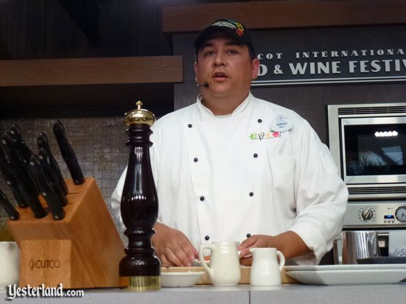 Culinary demo, Epcot Food and Wine Festival, 2011