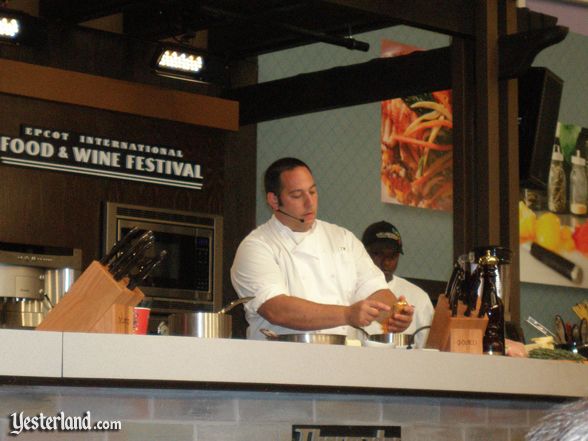 Culinary demo, Epcot Food and Wine Festival, 2011