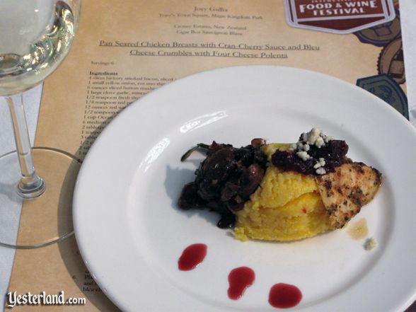 Culinary demo, Epcot Food and Wine Festival, 2011