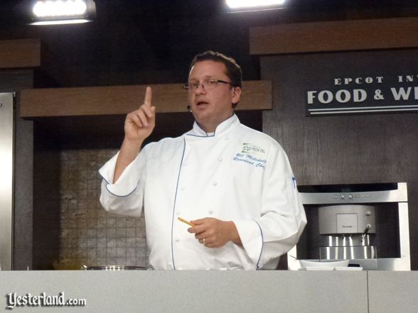 Culinary demo, Epcot Food and Wine Festival, 2011